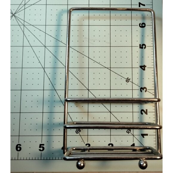 Vintage Metal Salt Pepper Caddy Holder Retro - Picture 4 of 6